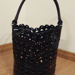 Brand new! Neiman Marcus   Black Jelly Purse